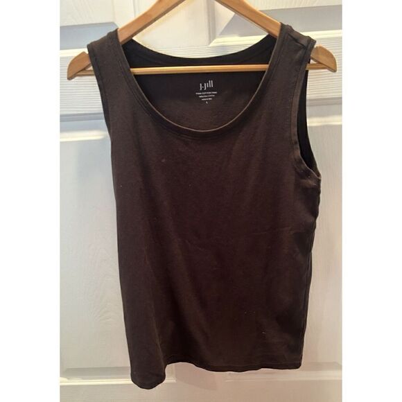 J Jill Tank Top Womens L Soft Pima Cotton Stretchy Sleeveless Shirt - Lot of 2 - Picture 2 of 10